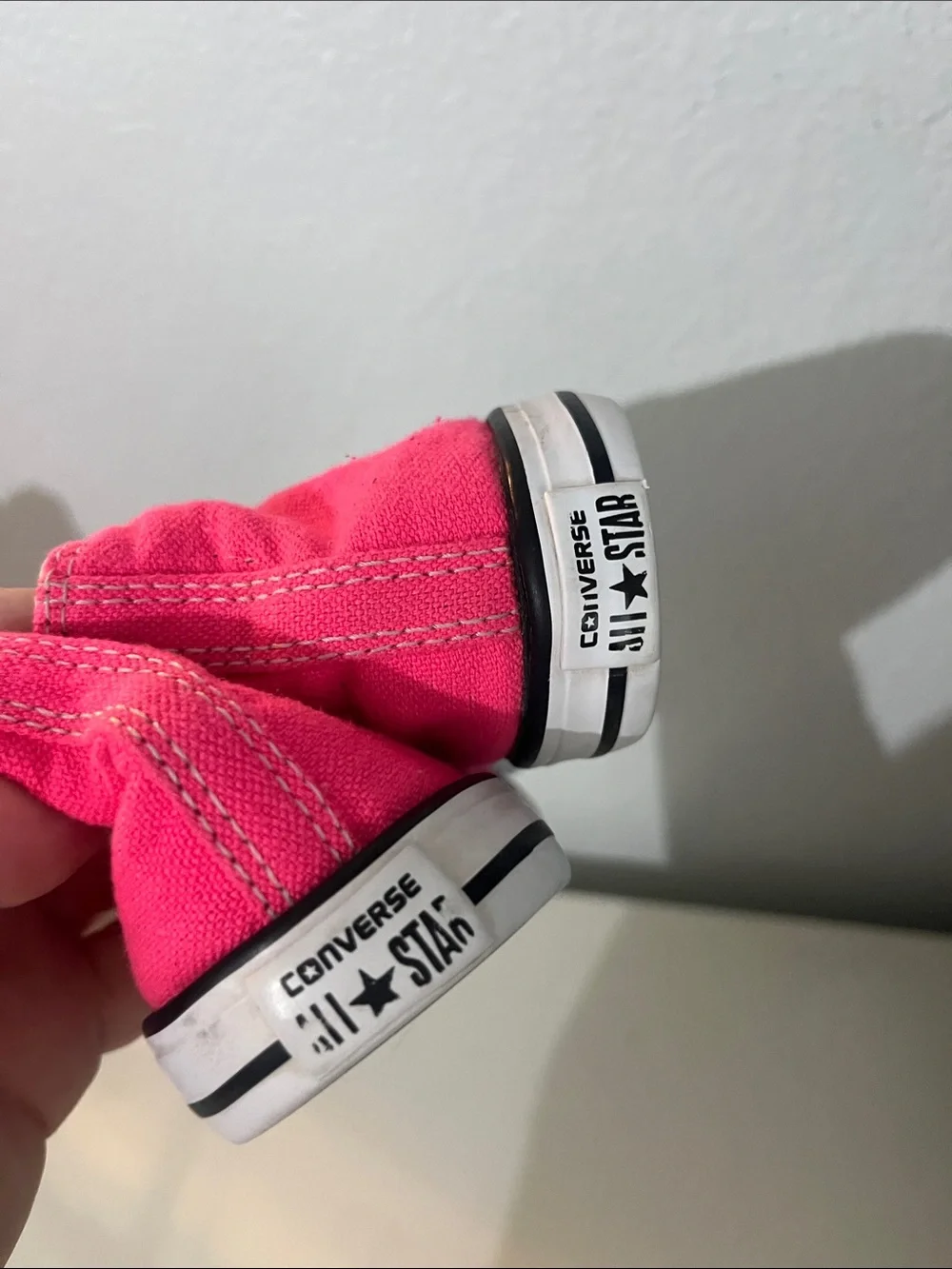 Converse Hi Tops Chucks Size 9 Hot Pink